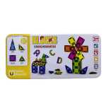 Set 29 Cuburi Magnetice Magic Magnetic Blocks Constructie Educativa 2D