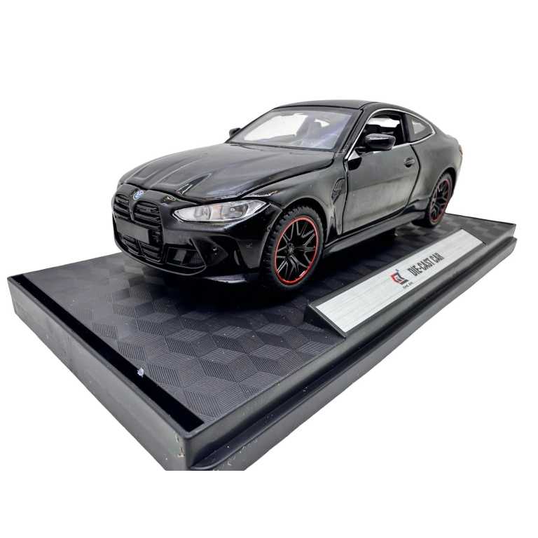 Macheta BMW M4 negru 1:32 sunete lumini usi care se deschid