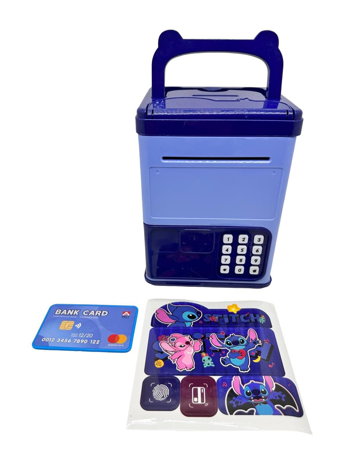 WhatsApp Image 2026-02-18 at 20.20.25 Seif Electronic pentru Copii Stitch Money Safe cu Cod si Card