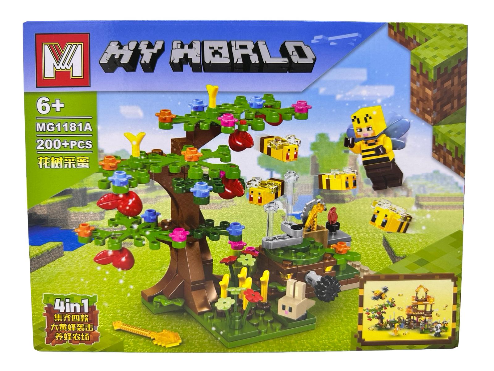 WhatsApp Image 2026-02-18 at 20.20.30 (1) Set Constructie Copac cu Albine 4 in 1 200 piese compatibil blocuri lego MG1181A