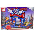 Set Constructie Super Hero Baza de Interventie 4 in 1 225 piese compatibil blocuri lego LB6106