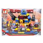 Set Constructie Super Hero Robot de Lupta 4 in 1 223 piese compatibil blocuri lego LB6106