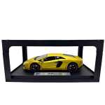 Macheta Lamborghini Aventador auriu 1:18 replica metal lumini si sunete usi capota si portbagaj deschise - imagine 4