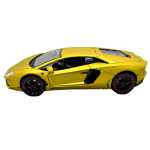 Macheta Lamborghini Aventador auriu 1:18 replica metal lumini si sunete usi capota si portbagaj deschise - imagine 14