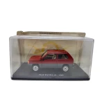 Macheta 1980 Fiat Panda 45 Red/Grey 1:24 replica metal