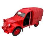 Macheta 1/34-1/39 Citroen 2Cv Fourgonnette Rosu replica metal