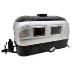 Macheta Bambi Airstream Sport Patinat Argintiu replica metal