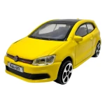 Macheta Volkswagen Polo GTI Mark 5 Galben 1:43 replica metal - imagine 6
