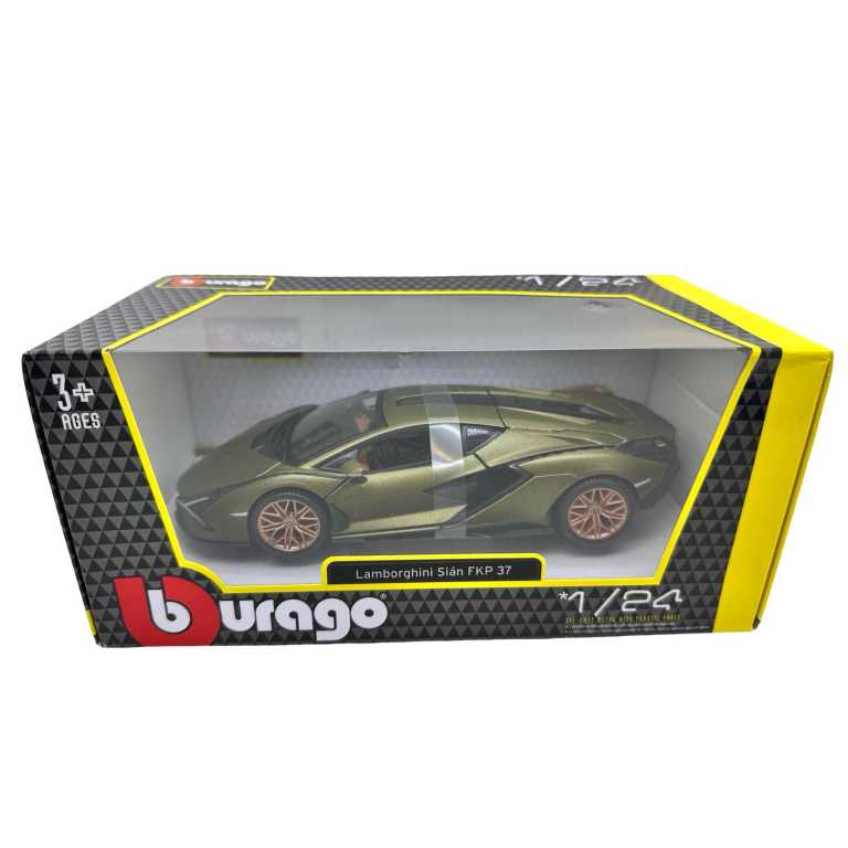 Macheta 2019 Lamborghini Sian FKP37 Verde Metalizat 1:24 replica metal