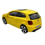 Macheta Volkswagen Polo GTI Mark 5 Galben 1:43 replica metal - imagine 4