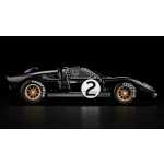 Macheta Ford Gt Mk II In Plastic Displaycase Negru replica metal - imagine 5