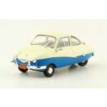 Macheta 1962 Bambi Microcoupe White/Blue 1:43 replica metal - imagine 3