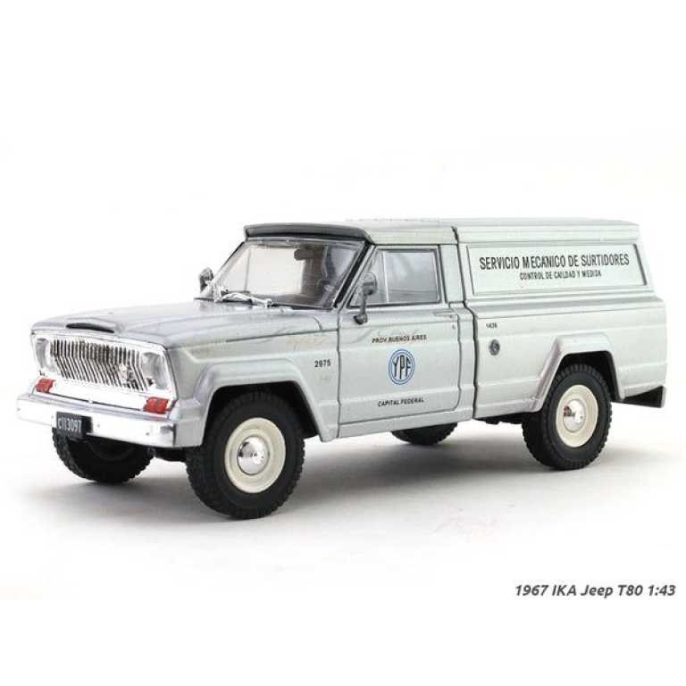 Macheta 1967 Ika Jeep 180 "Service Vehicle" Argintiu replica metal