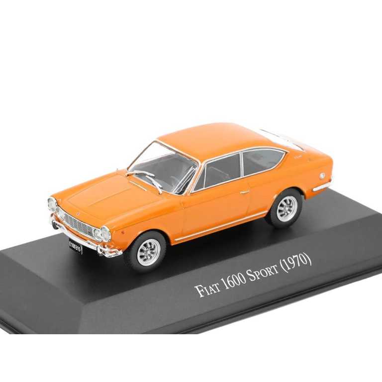 Macheta 1970 Fiat 1600 Sport Portocaliu 1:43 replica metal