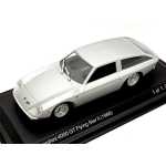 Macheta 1966 Lamborghini 4000Gt Flying Star II Argintiu replica metal - imagine 2