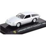 Macheta 1966 Lamborghini 4000Gt Flying Star II Argintiu replica metal