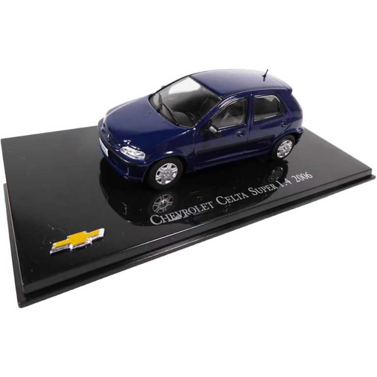 Macheta 2006 Chevrolet Celta Super 1.4 Albastru 1:43 replica metal