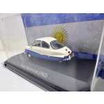 Macheta 1962 Bambi Microcoupe White/Blue 1:43 replica metal - imagine 2