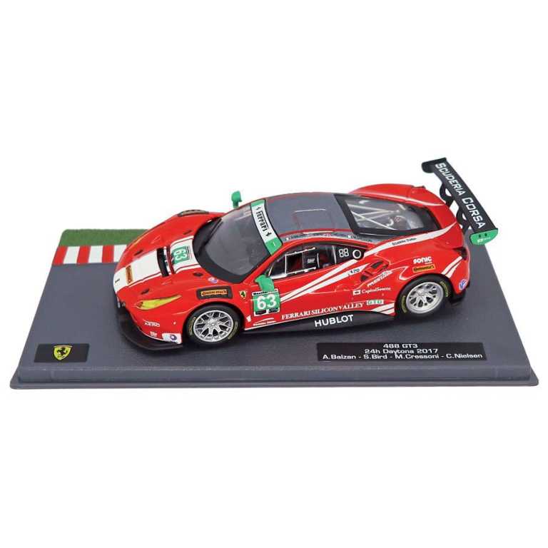 Macheta Ferrari 488 GT3 24H Daytona 2017 S.Bird A.Balzan scara 1:43