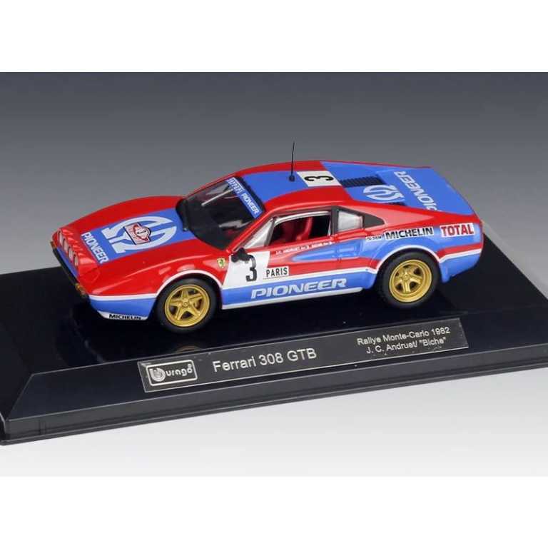 Macheta Ferrari 308 GTB Rallye Monte-Carlo 1982 Biche scara 1:43