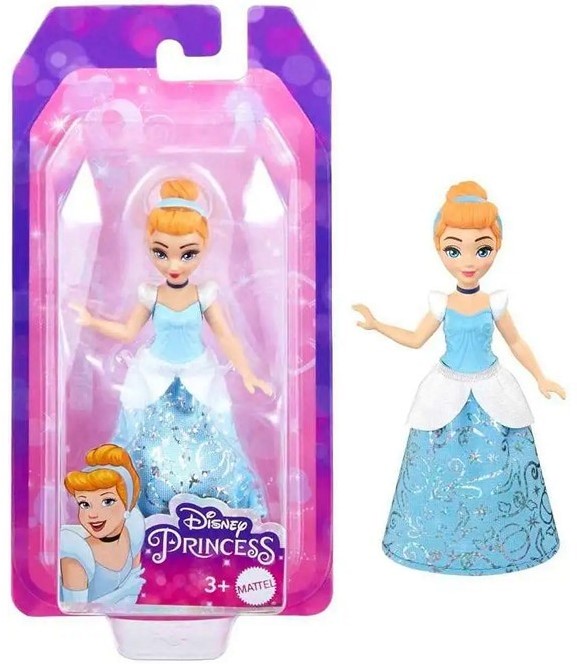 disney-princess-mini-doll-assorted-8x16cm-2 Disney Princess Mini Papusa 8x16cm Cinderella Cenusareasa - imagine 1