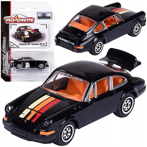 img_7400 Macheta Porsche 911 Carrera RS 2.7 negru 1:64 replica metal parti mobile - imagine 1