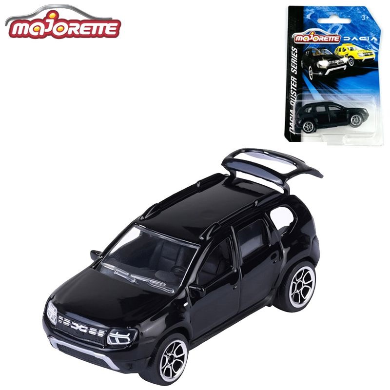 img_7402 Macheta Dacia Duster SUV negru 1:64 replica metal parti mobile - imagine 1