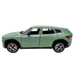 Macheta BMW XM verde 1:24 replica metal lumini sunet fum si pull back usi capota si portbagaj deschise
