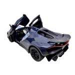 Macheta Bugatti Chiron albastru 1:24 replica metal lumini si sunete usi capota si portbagaj deschise - imagine 9