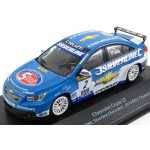 Macheta metalica Chevrolet Cruze LT Team RML Silverline Chevrolet N2 Champion Season BTCC 2010 Jason Plato 1:43 albastru alb