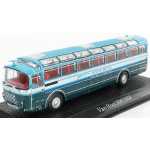 Macheta metalica Van Hool 306 Autobus 1958 1:72 albastru doua tonuri (cutie deteriorata)