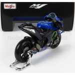 Macheta metalica MAISTO YAMAHA 1/18 YZR-M1 TEAM YAMAHA MONSTER ENERGY N 21 MOTOGP SEASON 2022 FRANCO MORBIDELLI - BLUE