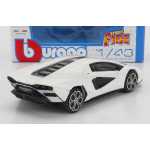 Macheta metalica BURAGO LAMBORGHINI 1:43 COUNTACH alb - imagine 2