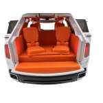 Macheta Rolls Royce Cullinan alb 1:24 replica metal lumini si sunete usi capota si portbagaj deschise - imagine 8
