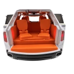 Macheta Rolls Royce Cullinan alb 1:24 replica metal lumini si sunete usi capota si portbagaj deschise - imagine 8