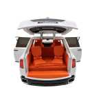 Macheta Rolls Royce Cullinan alb 1:24 replica metal lumini si sunete usi capota si portbagaj deschise - imagine 9