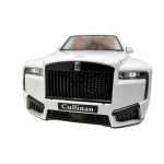 Macheta Rolls Royce Cullinan alb 1:24 replica metal lumini si sunete usi capota si portbagaj deschise - imagine 14