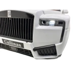 Macheta Rolls Royce Cullinan alb 1:24 replica metal lumini si sunete usi capota si portbagaj deschise - imagine 16