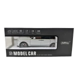 Macheta Rolls Royce Cullinan alb 1:24 replica metal lumini si sunete usi capota si portbagaj deschise - imagine 21