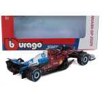 Macheta Formula 1 BURAGO FERRARI 1:43 F1 SF-25 TEAM HP N 44 MIAMI GP 2025 LEWIS HAMILTON alb rosu albastru - imagine 2