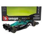 Macheta metalica BURAGO ASTON MARTIN 1/43 F1 AMR25  F1 AMR25 TEAM ARAMCO COGNIZANT N 14 SEASON 2025 FERNANDO ALONSO - GREEN BLACK - imagine 2