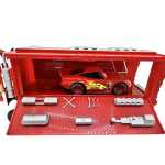 Camion transport Mac Lightning McQueen 1:36 set camion cu remorca si masina lansator