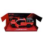 Macheta Dodge RAM Mammoth 1000 Hennessey rosu 1:32 replica metal lumini si sunete usi capota si portbagaj deschise