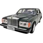 Macheta Rolls Royce Silver Spur negru 1994 1:32 replica metal usi capota si portbagaj deschise lumini si sunet - imagine 14