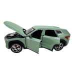 Macheta BMW XM verde 1:24 replica metal lumini sunet fum si pull back usi capota si portbagaj deschise - imagine 5