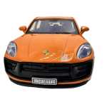Macheta Porsche Macan Turbo portocaliu 1:32 replica metal lumini si sunete usi capota si portbagaj deschise - imagine 12