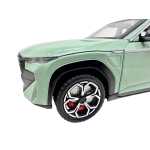 Macheta BMW XM verde 1:24 replica metal lumini sunet fum si pull back usi capota si portbagaj deschise - imagine 12