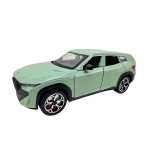 Macheta BMW XM verde 1:24 replica metal lumini sunet fum si pull back usi capota si portbagaj deschise