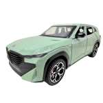 Macheta BMW XM verde 1:24 replica metal lumini sunet fum si pull back usi capota si portbagaj deschise - imagine 15