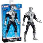 Figurina Omul Paianjen Spider-Man Hasbro 24 cm Costum Blindat Argintiu cu Negru